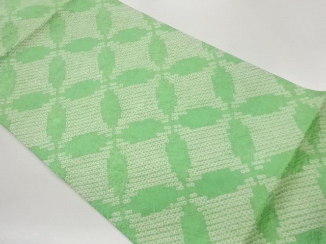 JAPANESE KIMONO / SHIBORI VARIATION OF THE TAISUKI PATTERN NAGOYA OBI